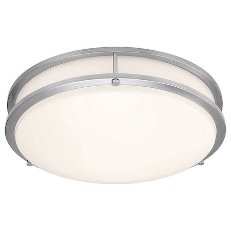 Access Lighting Solero III, LED Flush Mount, Brushed Steel Finish, Acrylic Lens 20507LEDD-BS/ACR